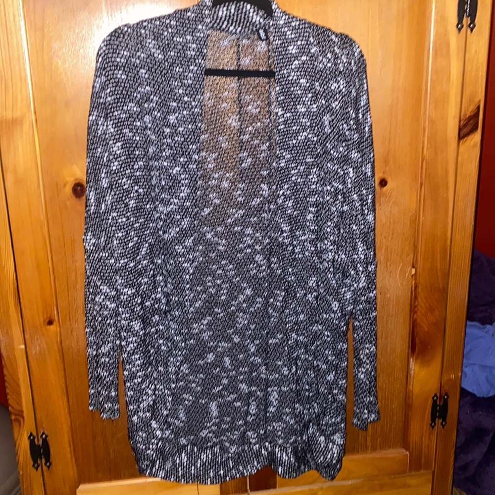 Black & White Long Cardigan